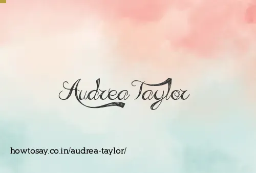 Audrea Taylor