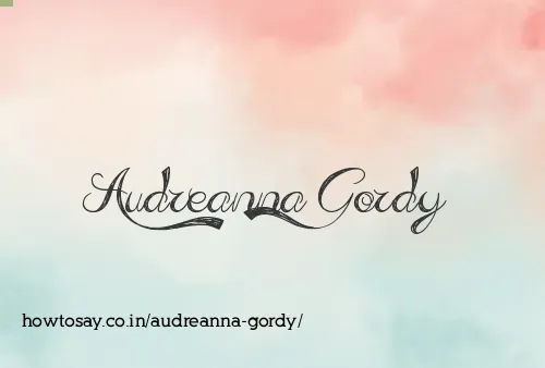 Audreanna Gordy