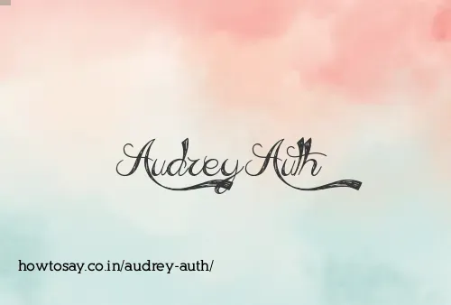 Audrey Auth