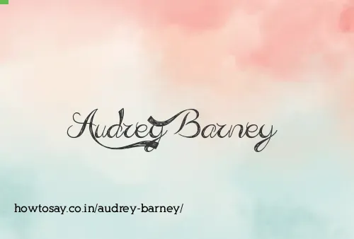 Audrey Barney
