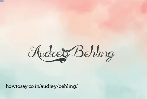 Audrey Behling