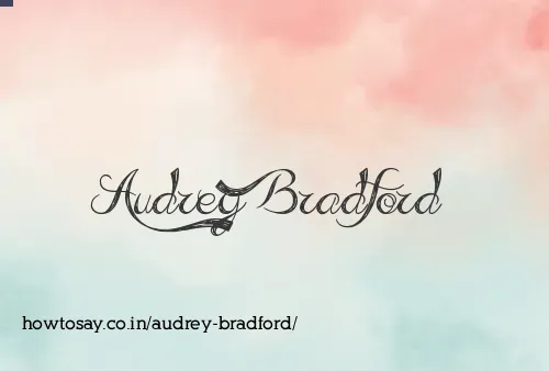 Audrey Bradford