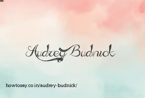 Audrey Budnick