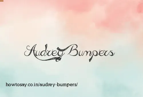 Audrey Bumpers