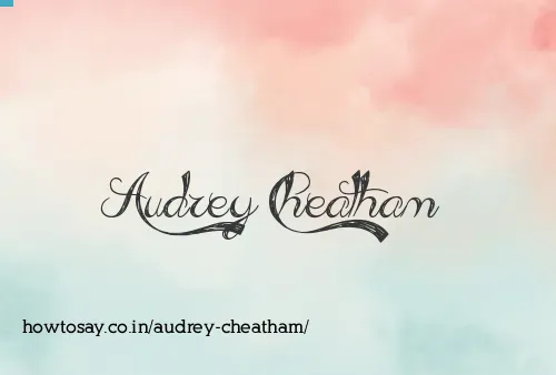 Audrey Cheatham