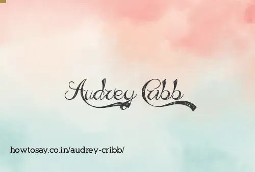 Audrey Cribb