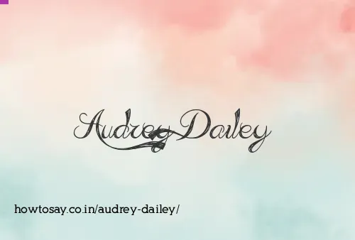 Audrey Dailey