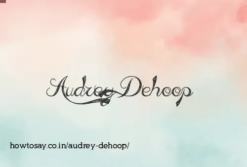 Audrey Dehoop