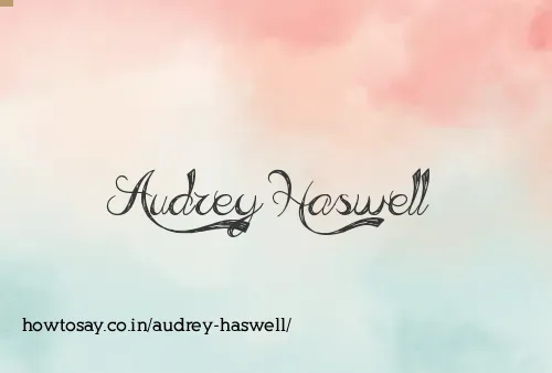 Audrey Haswell