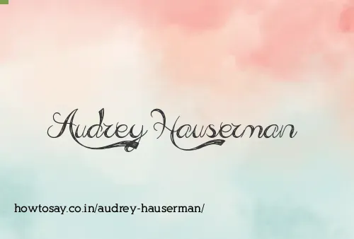 Audrey Hauserman
