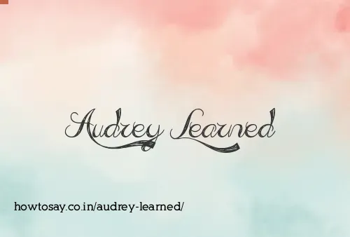 Audrey Learned