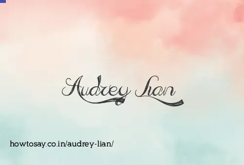 Audrey Lian