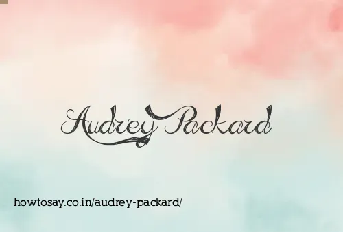 Audrey Packard