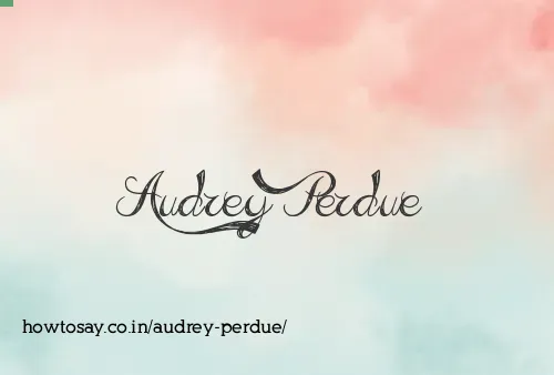 Audrey Perdue