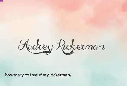 Audrey Rickerman