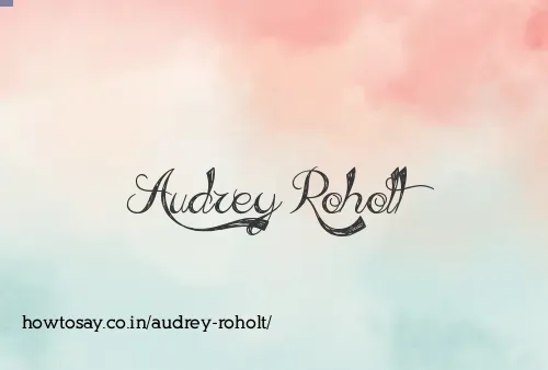 Audrey Roholt