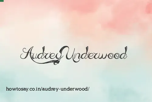 Audrey Underwood