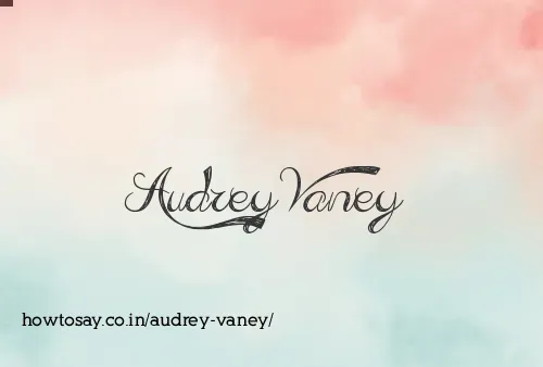 Audrey Vaney