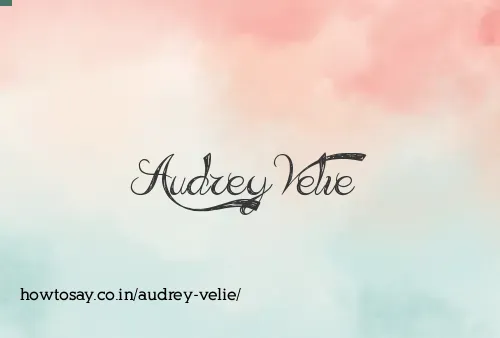 Audrey Velie