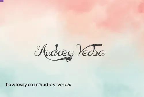 Audrey Verba