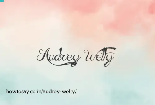 Audrey Welty