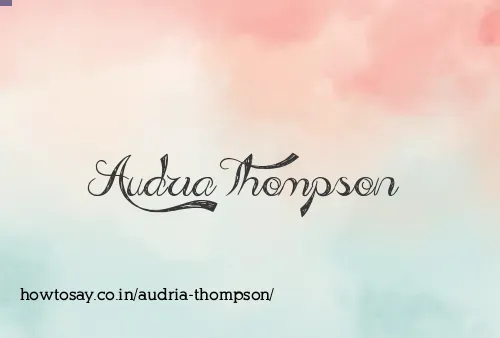 Audria Thompson