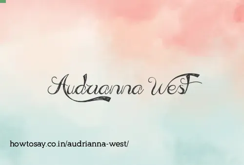 Audrianna West
