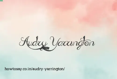 Audry Yarrington