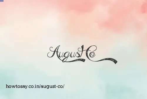 August Co