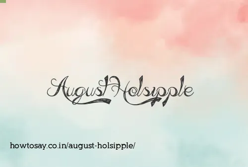 August Holsipple