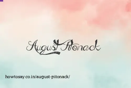 August Pitonack