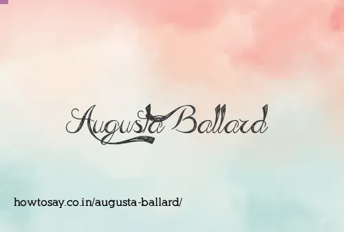 Augusta Ballard