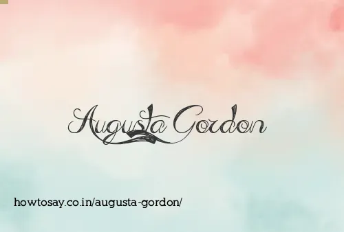 Augusta Gordon