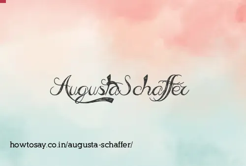Augusta Schaffer