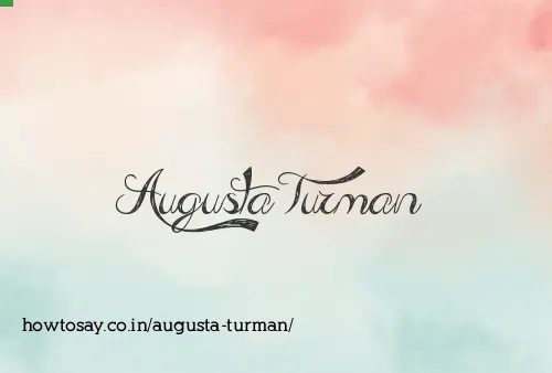 Augusta Turman