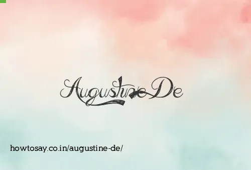 Augustine De