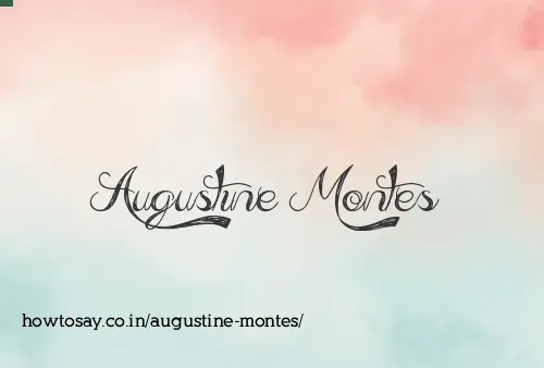 Augustine Montes