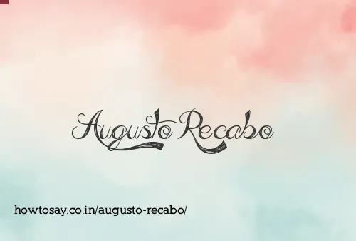 Augusto Recabo