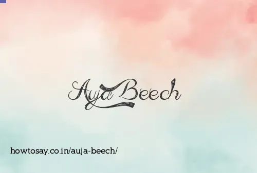 Auja Beech
