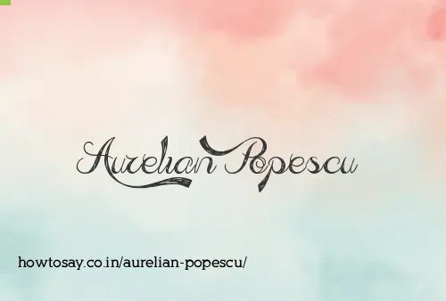Aurelian Popescu