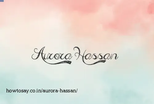 Aurora Hassan