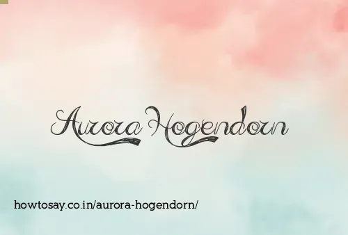 Aurora Hogendorn