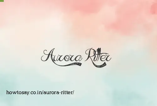 Aurora Ritter