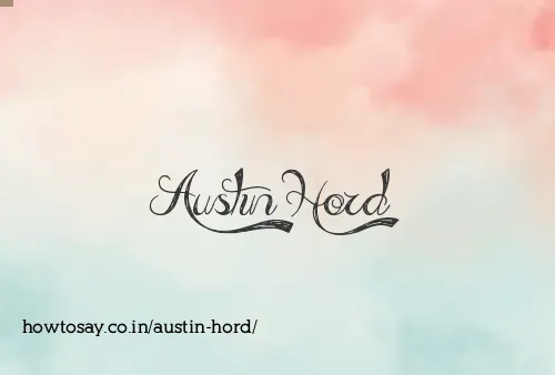 Austin Hord