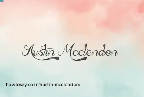 Austin Mcclendon