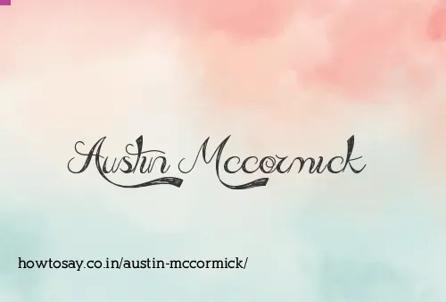 Austin Mccormick