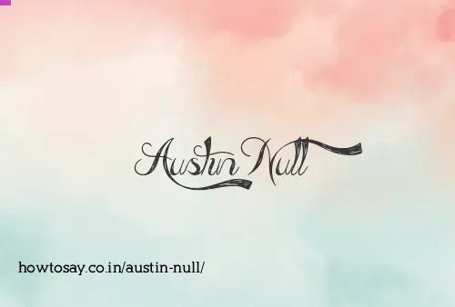 Austin Null