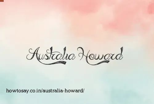 Australia Howard