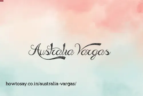 Australia Vargas
