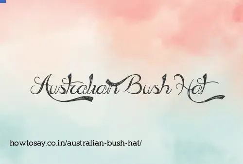 Australian Bush Hat
